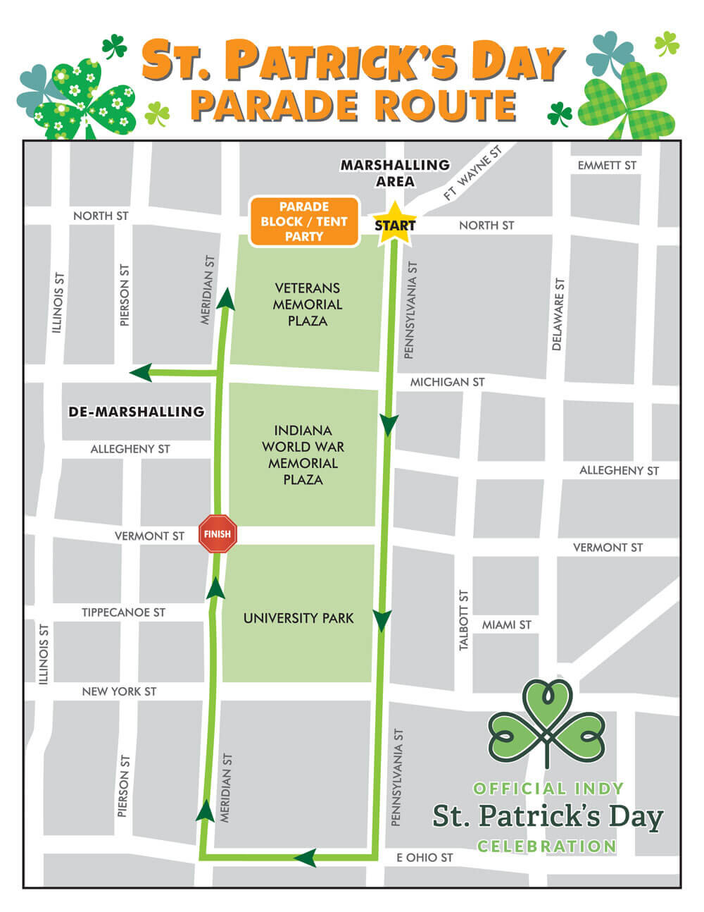 St. Patrick’s Day Parade & Tent Party Official Indianapolis Celebration