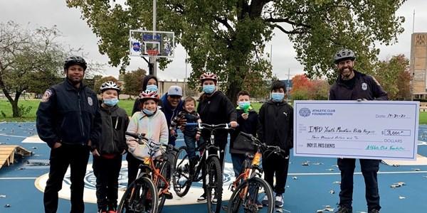 IMPD Youth Mountain Bike Project Receives Athletic Club Foundation Grant