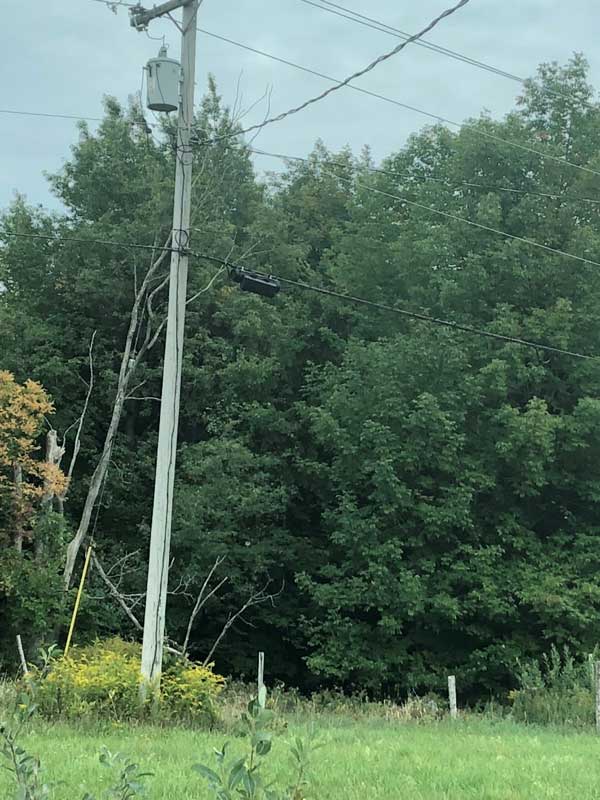Joint use pole collection information in Keene Valley New York for FTTH project