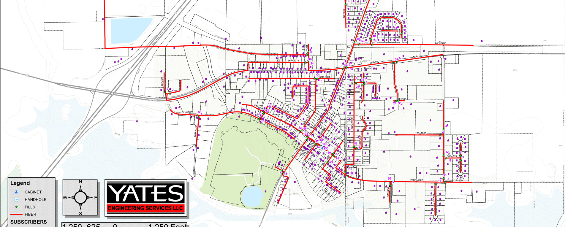 Town of Markle, Indiana Custom Consulting Estimate Map