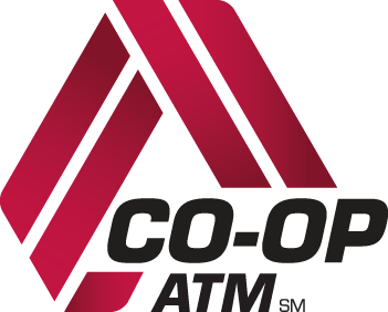 CO-OP Network Logo for Surcharge-Free ATMs and Shared Branch Banking