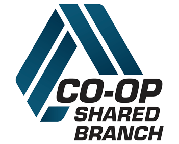 CO-OP Network Logo for Surcharge-Free ATMs and Shared Branch Banking