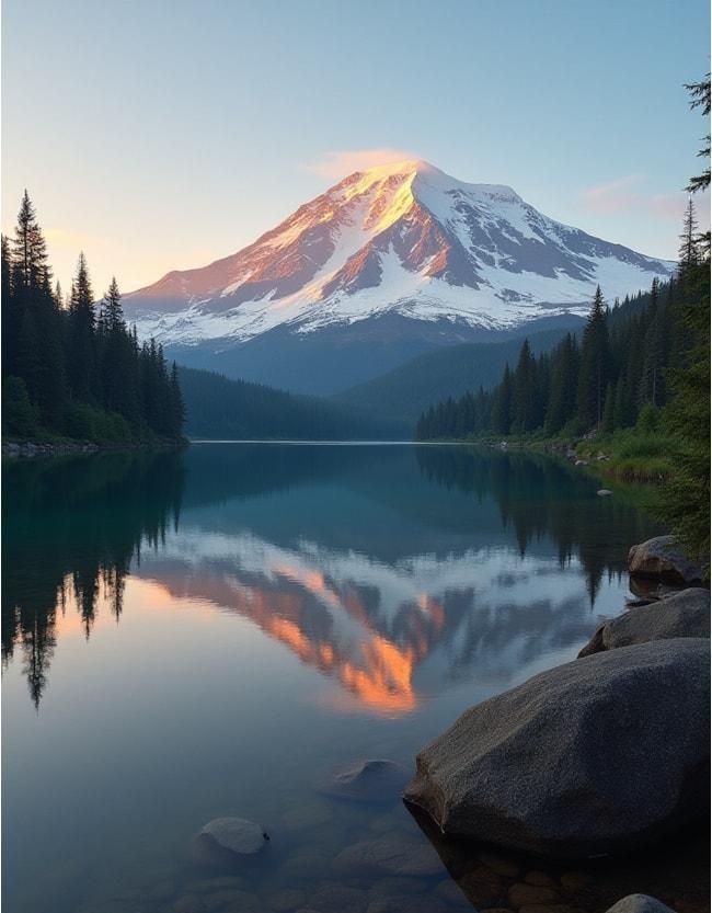 Mount Rainier in Western Washington
