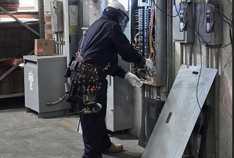 Working A Hot Panel