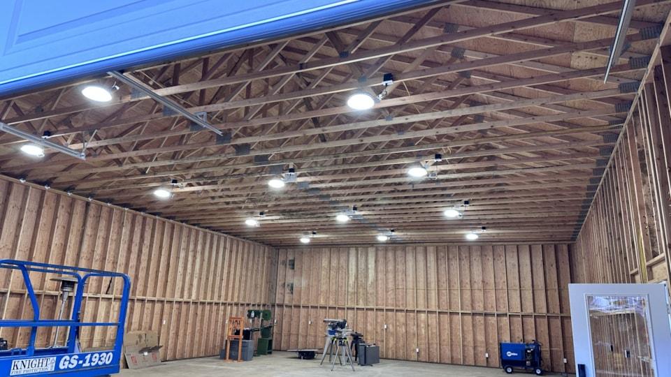 New shop lighting