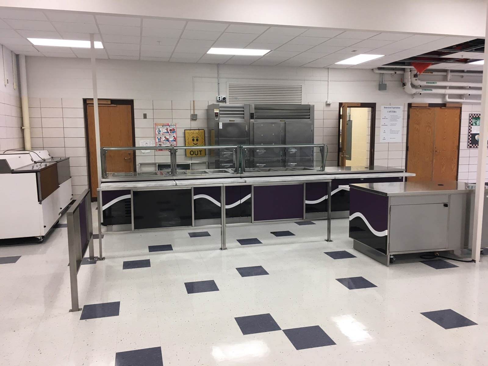 small school cafeteria kitchen design