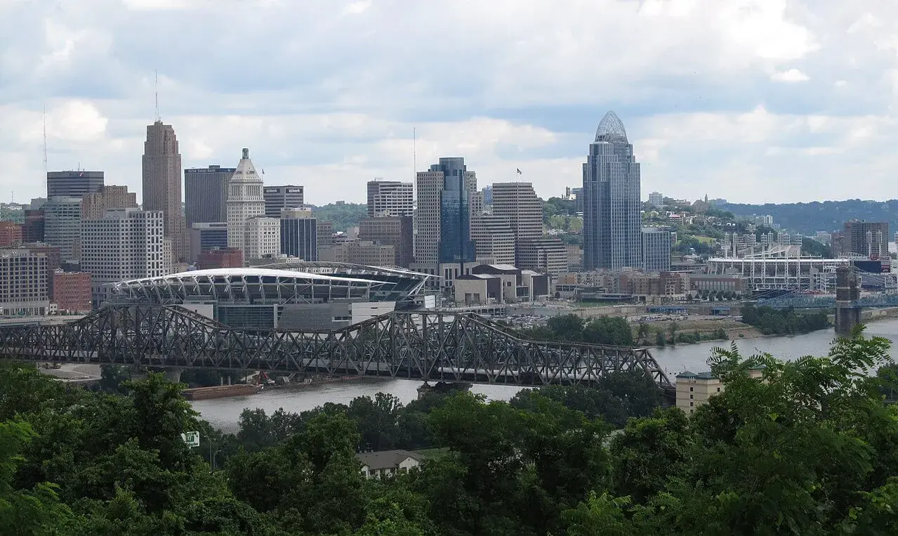 Cincinnati Skyline from Devou Park