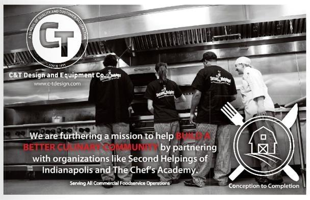 C&T Design partnered with The Chef's Academy and Second Helpings for Edible Indy's Spring 2015 Issue