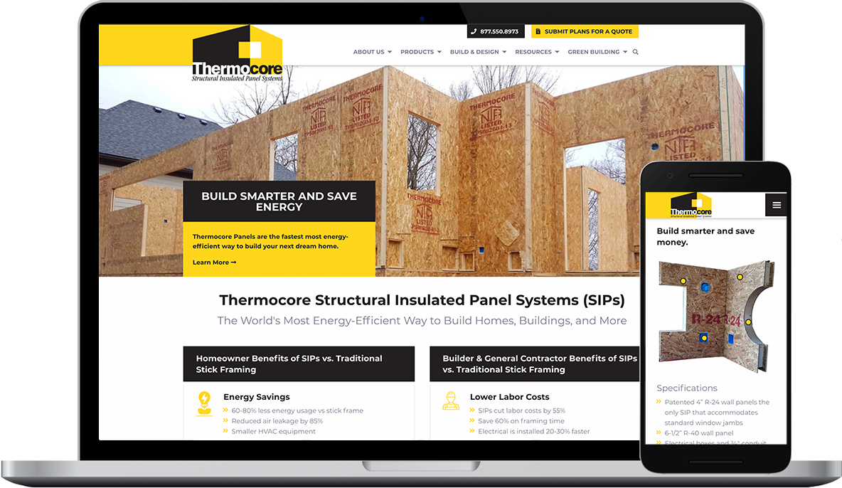 Thermocore Panel Systems New Website
