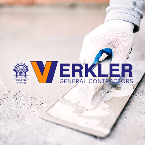 Thumbnail of concrete laying and Verkler Construction website