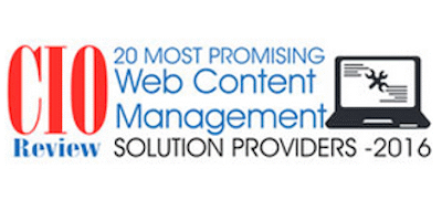 CIO Review 20 Most Promising Web Content Management Solution Providers (2016) 2.PNG