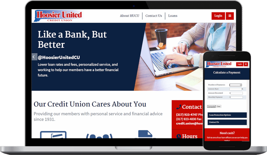 Credit Union Websites (Design and Development)