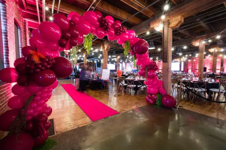 red-balloon-arch-gala-entrance-event-decor-nonprofit-heirloom