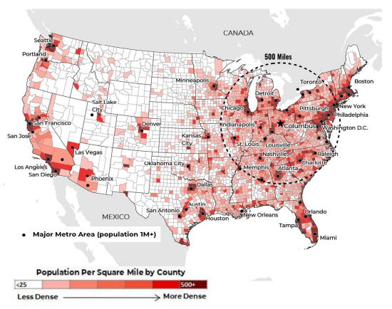 Epicenter of U.S. Population And Industry (Columbus, Ohio)