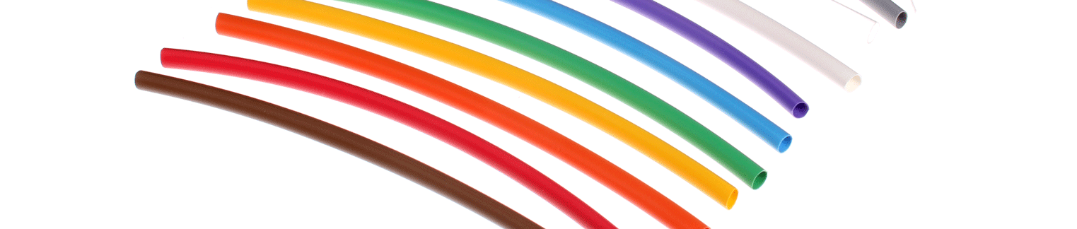 Heat Shrink Tubing - available in thin or double walled and in a variety of colors