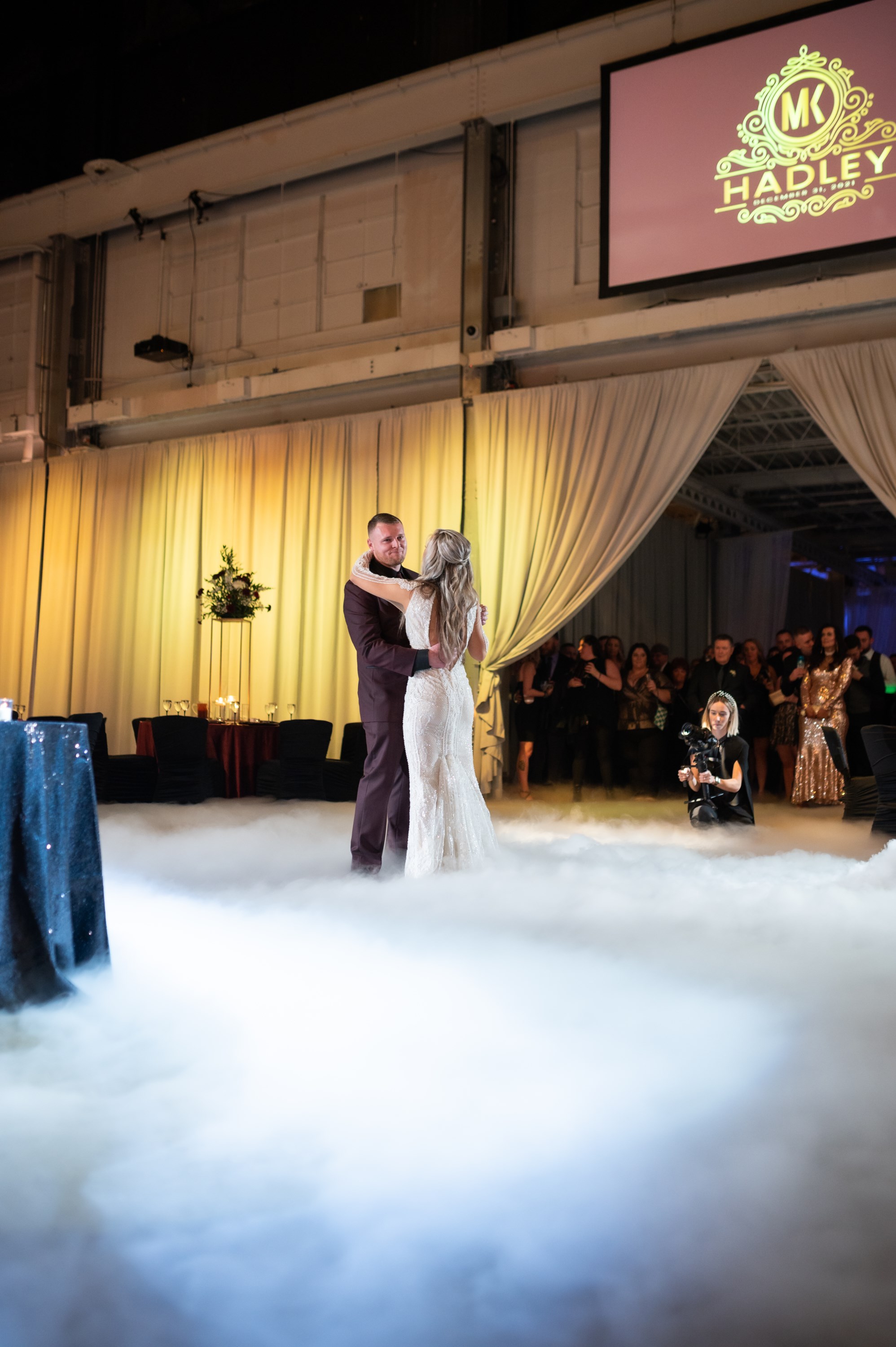 New Years Eve Wedding - Dancing On Clouds In Indianapolis (Crane Bay Event Center) New Years Eve Wedding - Dancing On Clouds In Indianapolis (Crane Bay Event Center)